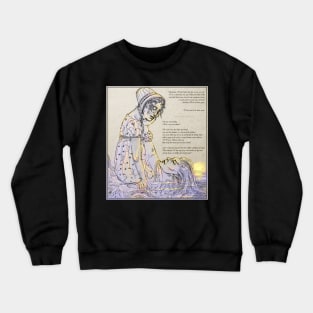 The Siren's Lullaby - original illustration Crewneck Sweatshirt